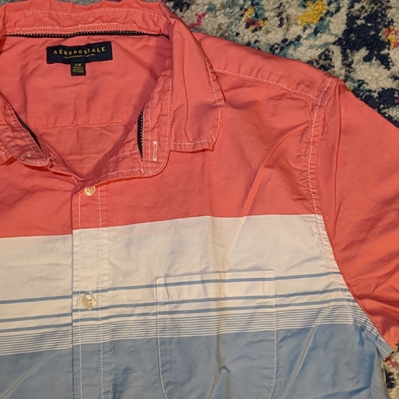 Multi Color Button Down - Picture 2 of 3